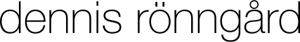 Dennis Rönngård logo